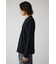 ワッフルフェイクレイヤード長袖トップス