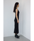 【PLUS】アシンメトリーレイヤードニットワンピース