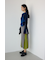 【PLUS】アシンメトリーレイヤードニットワンピース