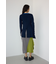 【PLUS】アシンメトリーレイヤードニットワンピース