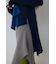 【PLUS】アシンメトリーレイヤードニットワンピース
