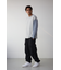 シャツレイヤードポンチトップス
