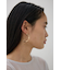 ニュアンスシェイプビッグフープピアス