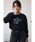 メタリックロゴロングTシャツ