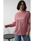メタリックロゴロングTシャツ
