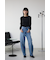 カットレース長袖カットソー