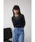 バックスリットシアーロングトップス