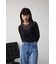 バックスリットシアーロングトップス