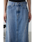 AZUL DENIM フリンジ切替デニムスカート