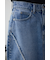 AZUL DENIM フリンジ切替デニムスカート