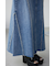 AZUL DENIM フリンジ切替デニムスカート