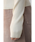 ギャザーオフショルダーニットトップス