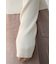 ギャザーオフショルダーニットトップス