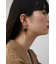 アクリル×メタルアシンメトリーピアス