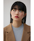 アクリル×メタルアシンメトリーピアス