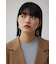 アクリル×メタルアシンメトリーピアス