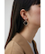 アクリル×メタルアシンメトリーピアス