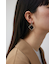 アクリル×メタルアシンメトリーピアス