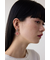 アクリル×メタルアシンメトリーピアス