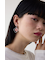 アクリル×メタルアシンメトリーピアス