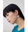 アクリル×メタルアシンメトリーピアス