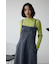 AZUL DENIM ダブルウエストキャミワンピース