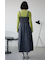 AZUL DENIM ダブルウエストキャミワンピース