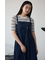 AZUL DENIM ダブルウエストキャミワンピース