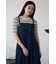 AZUL DENIM ダブルウエストキャミワンピース