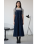 AZUL DENIM ダブルウエストキャミワンピース