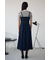 AZUL DENIM ダブルウエストキャミワンピース