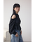 オフショルレイヤードブラウス