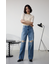 AZUL DENIM ダメージワイドデニム