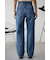 AZUL DENIM ダメージワイドデニム