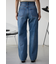 AZUL DENIM ダメージワイドデニム