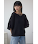 2WAYショルダーボタンニット