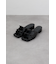ダブルリボンスクエアトゥサンダル