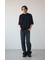 ブランケットステッチリラックスニット