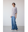 ブランケットステッチリラックスニット