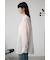 バックスリットシアーオーバーシャツ