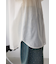 バックスリットシアーオーバーシャツ