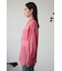バックスリットシアーオーバーシャツ