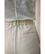 ポリエステルリネンミックスワイドパンツ