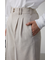 ポリエステルリネンミックスハーフパンツ