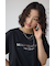 メタリックプリントTシャツ