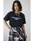 メタリックプリントTシャツ