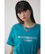 メタリックプリントTシャツ