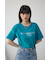 メタリックプリントTシャツ