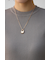 ハーフスリーブクルーネックリブトップス