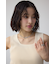 【堀田茜さん着用アイテム】スクエアネックリブタンクトップ